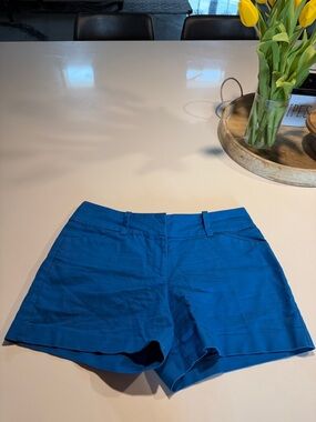 Ann Taylor Classic Women's Blue Tailored Shorts Size 6